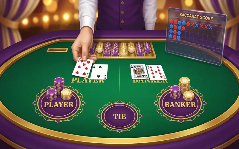 Tutorial de Bacará - Como Jogar no 10bet